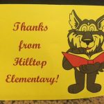thanks from hilltop elementary